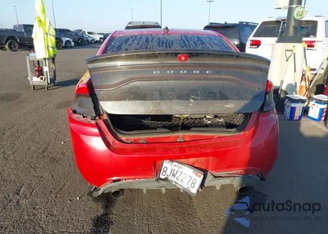 2013 Dodge Dart Limited из США, поврежденный, VIN 1C3CDFCA3DD303446